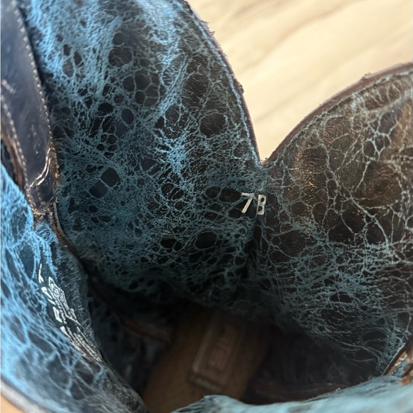 Ariat Brown Leather Embroidered Western Country Cowgirl Boots Women’s Size 7 - Picture 7 of 7